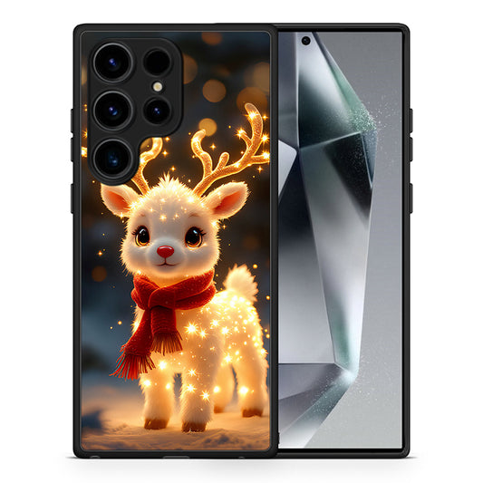 Θήκη Samsung Galaxy S25 Ultra Christmas Cutie από τη Smartfits με σχέδιο στο πίσω μέρος και μαύρο περίβλημα | Samsung Galaxy S25 Ultra Christmas Cutie case with colorful back and black bezels