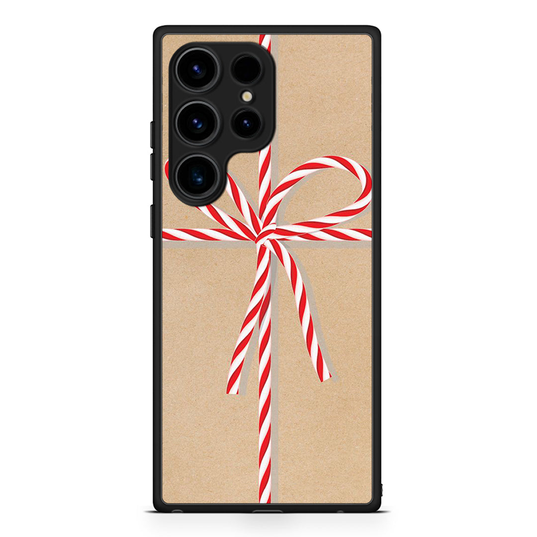 Samsung Galaxy S25 Ultra Christmas Gift θήκη από τη Smartfits με σχέδιο στο πίσω μέρος και μαύρο περίβλημα | Smartphone case with colorful back and black bezels by Smartfits
