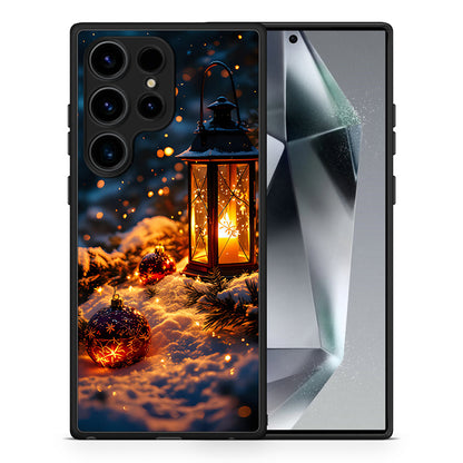 Θήκη Samsung Galaxy S25 Ultra Christmas Ornaments από τη Smartfits με σχέδιο στο πίσω μέρος και μαύρο περίβλημα | Samsung Galaxy S25 Ultra Christmas Ornaments case with colorful back and black bezels