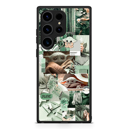 Samsung Galaxy S25 Ultra Collage Dude Θήκη Αγίου Βαλεντίνου από τη Smartfits με σχέδιο στο πίσω μέρος και μαύρο περίβλημα | Smartphone case with colorful back and black bezels by Smartfits