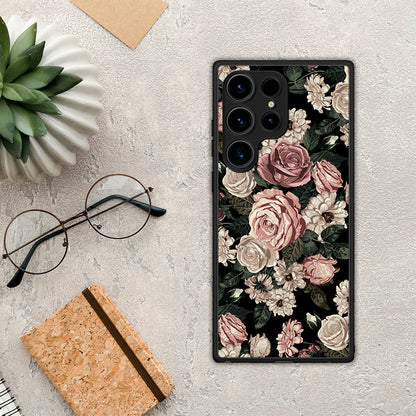 Flower Wild Roses - Samsung Galaxy S25 Ultra θήκη