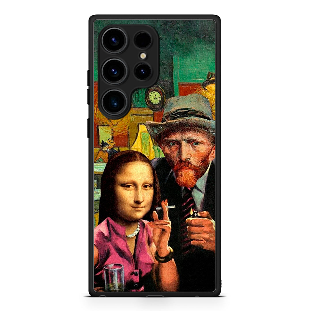 Samsung Galaxy S25 Ultra Funny Art θήκη από τη Smartfits με σχέδιο στο πίσω μέρος και μαύρο περίβλημα | Smartphone case with colorful back and black bezels by Smartfits