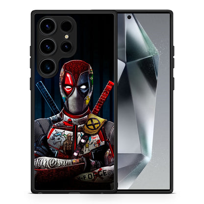 Θήκη Samsung Galaxy S25 Ultra Funny Guy από τη Smartfits με σχέδιο στο πίσω μέρος και μαύρο περίβλημα | Samsung Galaxy S25 Ultra Funny Guy case with colorful back and black bezels