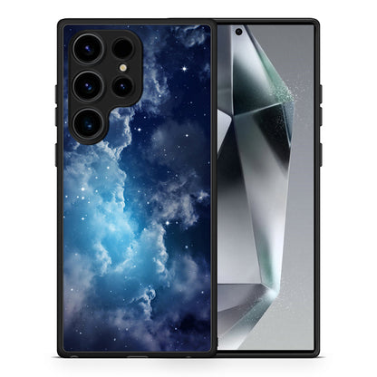 Θήκη Samsung Galaxy S25 Ultra Blue Sky Galaxy από τη Smartfits με σχέδιο στο πίσω μέρος και μαύρο περίβλημα | Samsung Galaxy S25 Ultra Blue Sky Galaxy case with colorful back and black bezels