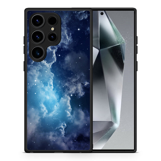 Θήκη Samsung Galaxy S25 Ultra Blue Sky Galaxy από τη Smartfits με σχέδιο στο πίσω μέρος και μαύρο περίβλημα | Samsung Galaxy S25 Ultra Blue Sky Galaxy case with colorful back and black bezels
