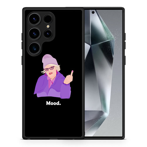 Θήκη Samsung Galaxy S25 Ultra Grandma Mood Black από τη Smartfits με σχέδιο στο πίσω μέρος και μαύρο περίβλημα | Samsung Galaxy S25 Ultra Grandma Mood Black case with colorful back and black bezels