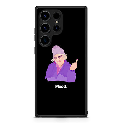 Samsung Galaxy S25 Ultra Grandma Mood Black θήκη από τη Smartfits με σχέδιο στο πίσω μέρος και μαύρο περίβλημα | Smartphone case with colorful back and black bezels by Smartfits