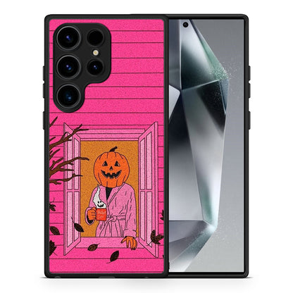 Halloween Pumpkin Lady - Samsung Galaxy S25 Ultra θήκη