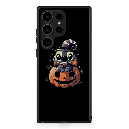 Samsung Galaxy S25 Ultra Halloween Stitch θήκη από τη Smartfits με σχέδιο στο πίσω μέρος και μαύρο περίβλημα | Smartphone case with colorful back and black bezels by Smartfits