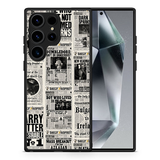 Θήκη Samsung Galaxy S25 Ultra Harry Paper από τη Smartfits με σχέδιο στο πίσω μέρος και μαύρο περίβλημα | Samsung Galaxy S25 Ultra Harry Paper case with colorful back and black bezels