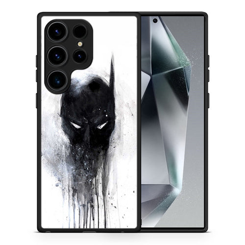 Θήκη Samsung Galaxy S25 Ultra Paint Bat Hero από τη Smartfits με σχέδιο στο πίσω μέρος και μαύρο περίβλημα | Samsung Galaxy S25 Ultra Paint Bat Hero case with colorful back and black bezels