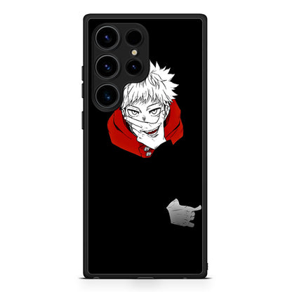 Samsung Galaxy S25 Ultra Itadori Anime θήκη από τη Smartfits με σχέδιο στο πίσω μέρος και μαύρο περίβλημα | Smartphone case with colorful back and black bezels by Smartfits