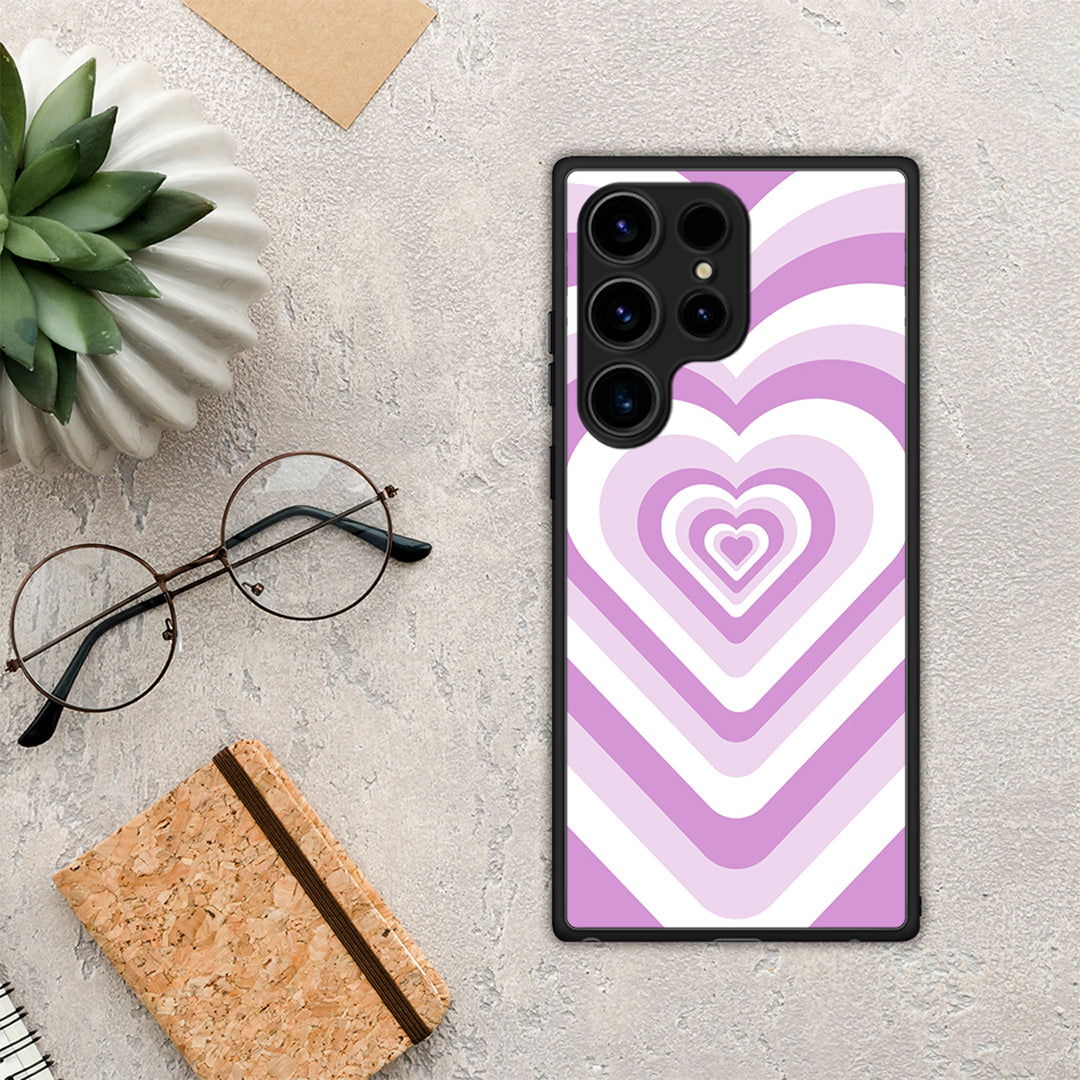 Lilac Hearts - Samsung Galaxy S25 Ultra θήκη