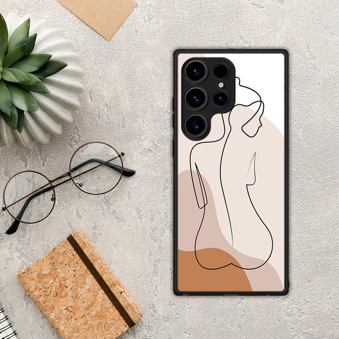 LineArt Woman - Samsung Galaxy S25 Ultra θήκη