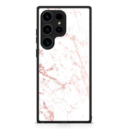 116 - Samsung Galaxy S25 Ultra Pink Splash Marble case, cover, bumper