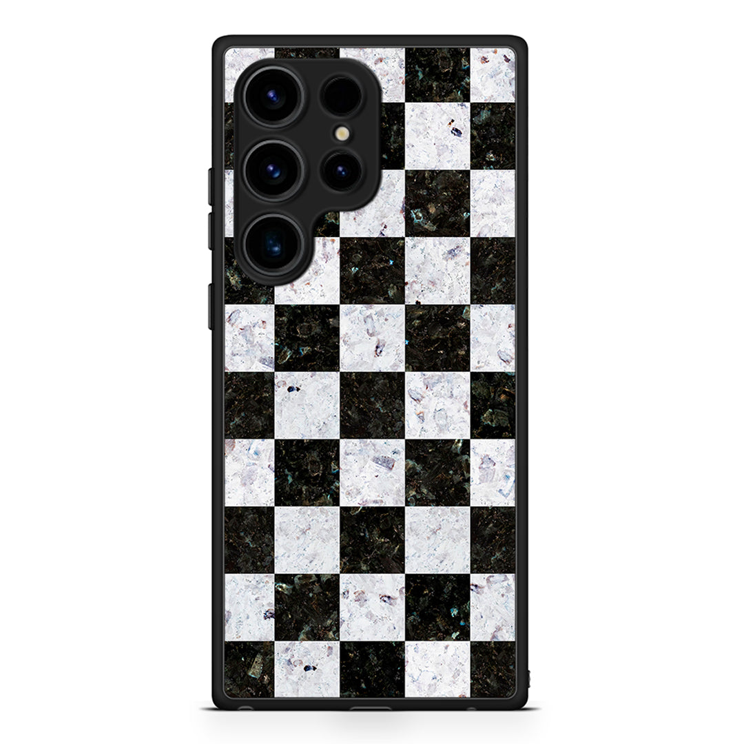 4 - Samsung Galaxy S25 Ultra Square Geometric Marble case, cover, bumper
