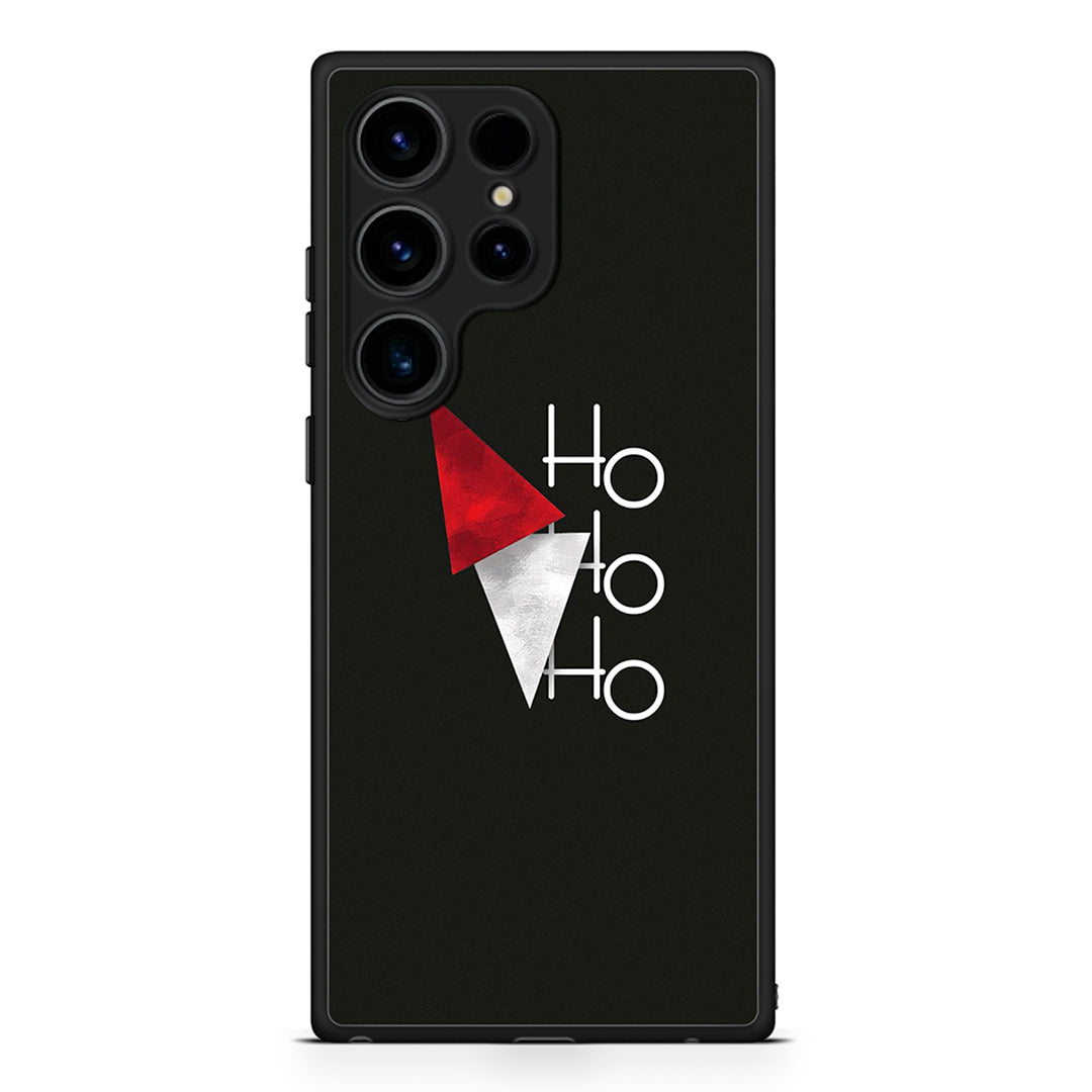 Samsung Galaxy S25 Ultra Minimal Christmas θήκη από τη Smartfits με σχέδιο στο πίσω μέρος και μαύρο περίβλημα | Smartphone case with colorful back and black bezels by Smartfits