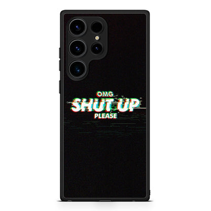 Samsung Galaxy S25 Ultra OMG ShutUp θήκη από τη Smartfits με σχέδιο στο πίσω μέρος και μαύρο περίβλημα | Smartphone case with colorful back and black bezels by Smartfits