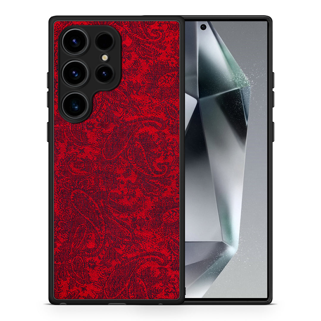 Θήκη Samsung Galaxy S25 Ultra Paisley Cashmere από τη Smartfits με σχέδιο στο πίσω μέρος και μαύρο περίβλημα | Samsung Galaxy S25 Ultra Paisley Cashmere case with colorful back and black bezels