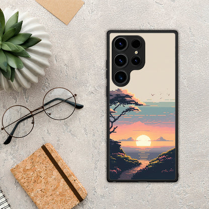 Pixel Sunset - Samsung Galaxy S25 Ultra θήκη