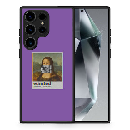 Θήκη Samsung Galaxy S25 Ultra Monalisa Popart από τη Smartfits με σχέδιο στο πίσω μέρος και μαύρο περίβλημα | Samsung Galaxy S25 Ultra Monalisa Popart case with colorful back and black bezels