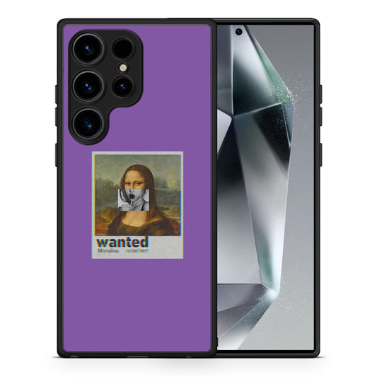 Θήκη Samsung Galaxy S25 Ultra Monalisa Popart από τη Smartfits με σχέδιο στο πίσω μέρος και μαύρο περίβλημα | Samsung Galaxy S25 Ultra Monalisa Popart case with colorful back and black bezels