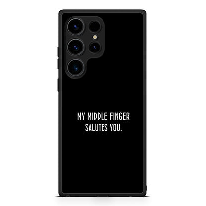 Samsung Galaxy S25 Ultra Salute θήκη από τη Smartfits με σχέδιο στο πίσω μέρος και μαύρο περίβλημα | Smartphone case with colorful back and black bezels by Smartfits