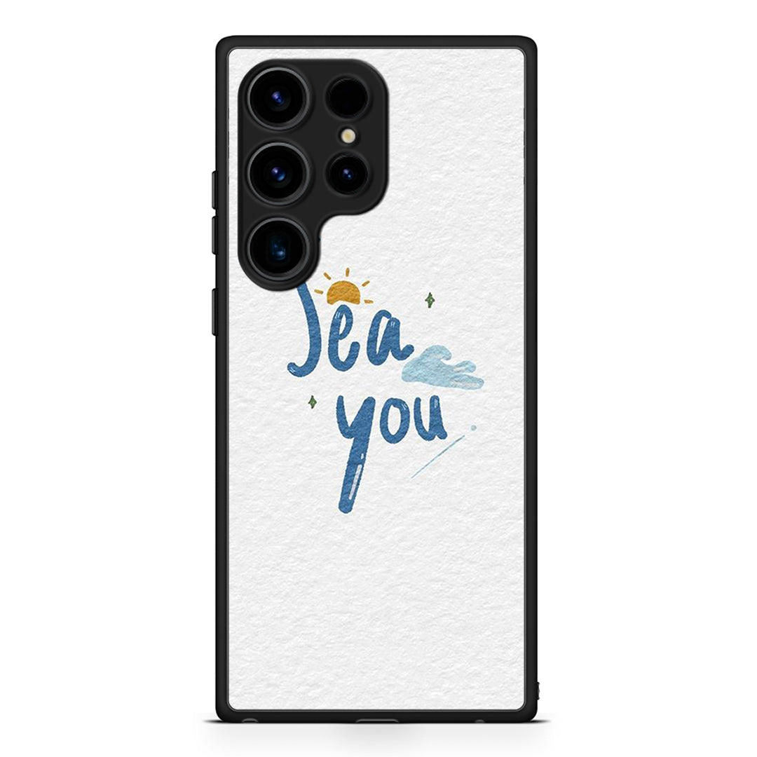 Samsung Galaxy S25 Ultra Sea You Θήκη από τη Smartfits με σχέδιο στο πίσω μέρος και μαύρο περίβλημα | Smartphone case with colorful back and black bezels by Smartfits