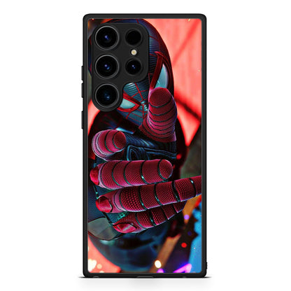 Samsung Galaxy S25 Ultra Spider Hand Θήκη από τη Smartfits με σχέδιο στο πίσω μέρος και μαύρο περίβλημα | Smartphone case with colorful back and black bezels by Smartfits