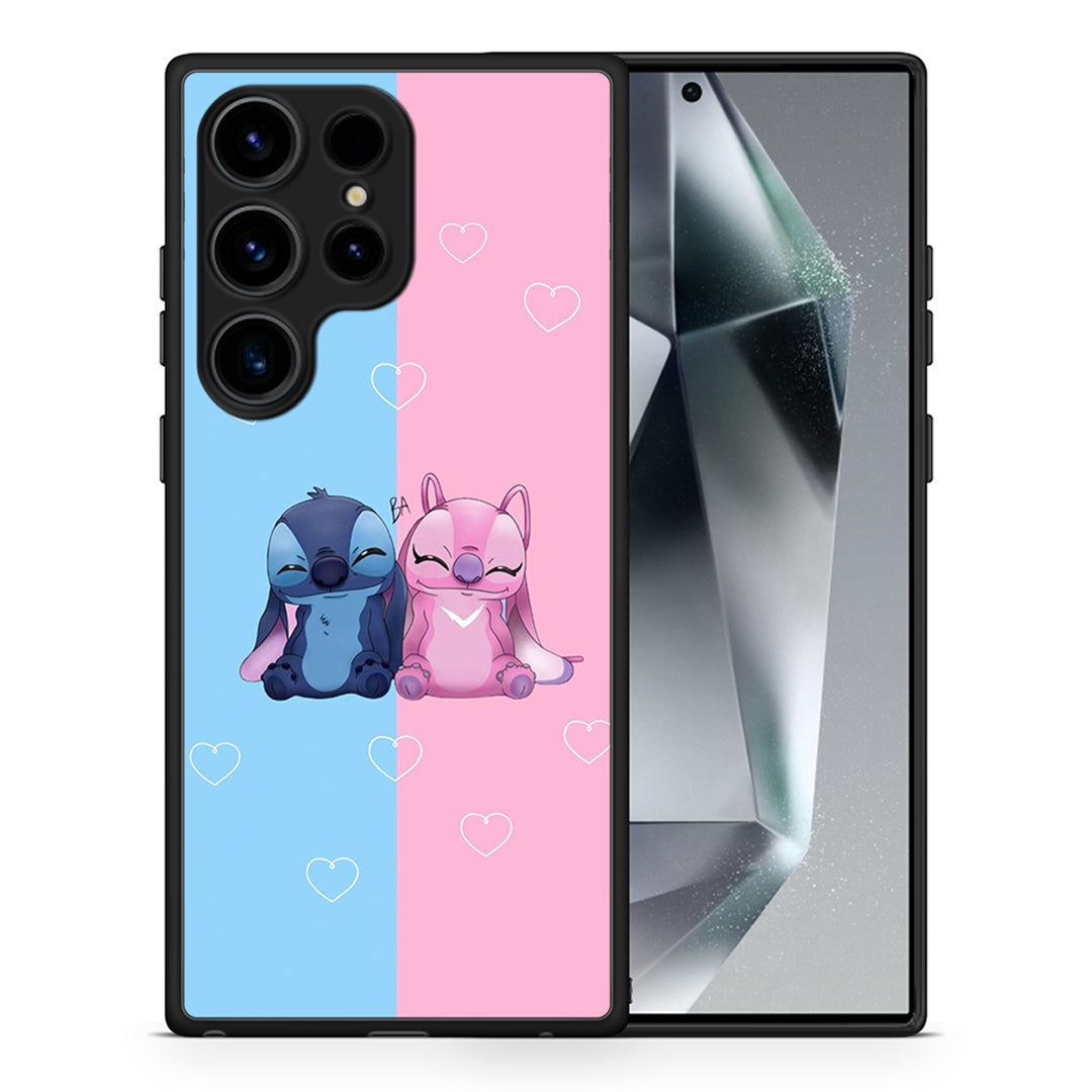 Θήκη Samsung Galaxy S25 Ultra Stitch And Angel από τη Smartfits με σχέδιο στο πίσω μέρος και μαύρο περίβλημα | Samsung Galaxy S25 Ultra Stitch And Angel case with colorful back and black bezels