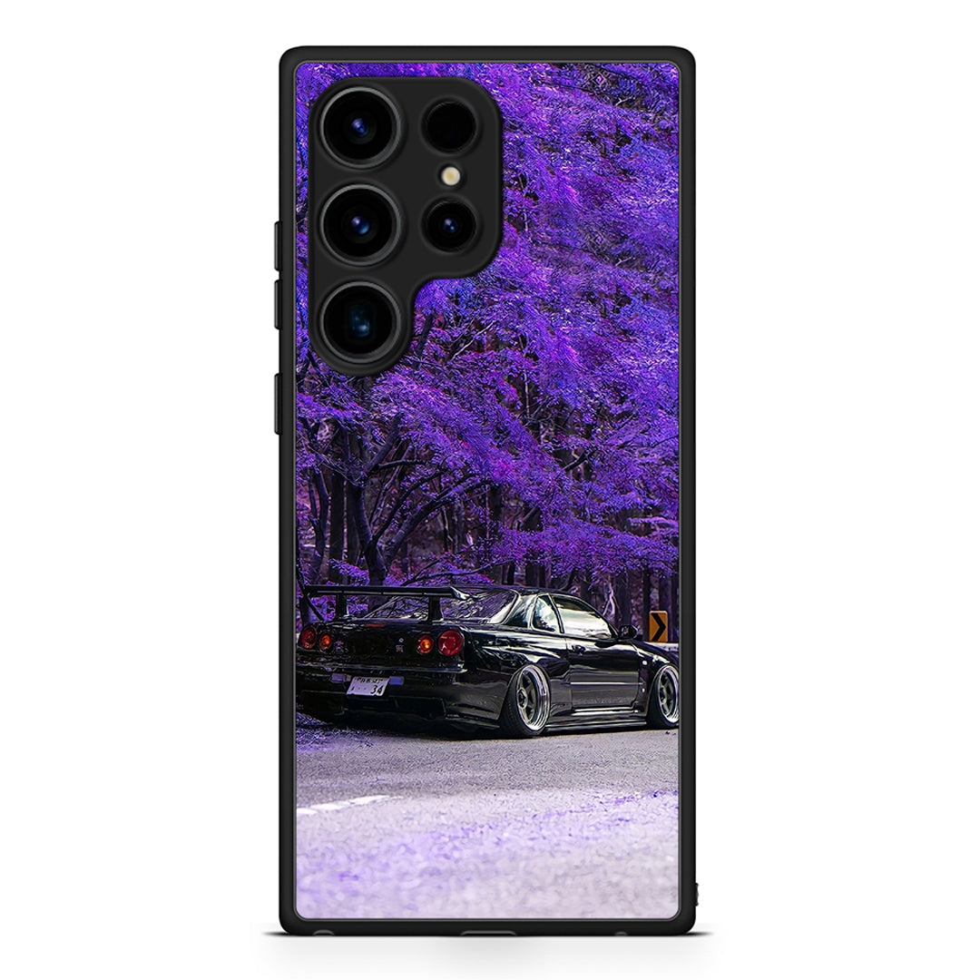 Samsung Galaxy S25 Ultra Super Car Θήκη Αγίου Βαλεντίνου από τη Smartfits με σχέδιο στο πίσω μέρος και μαύρο περίβλημα | Smartphone case with colorful back and black bezels by Smartfits