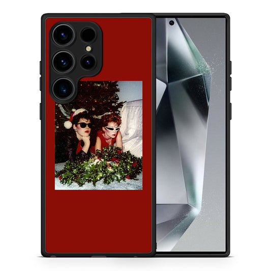 Θήκη Samsung Galaxy S25 Ultra Waiting For Xmas από τη Smartfits με σχέδιο στο πίσω μέρος και μαύρο περίβλημα | Samsung Galaxy S25 Ultra Waiting For Xmas case with colorful back and black bezels