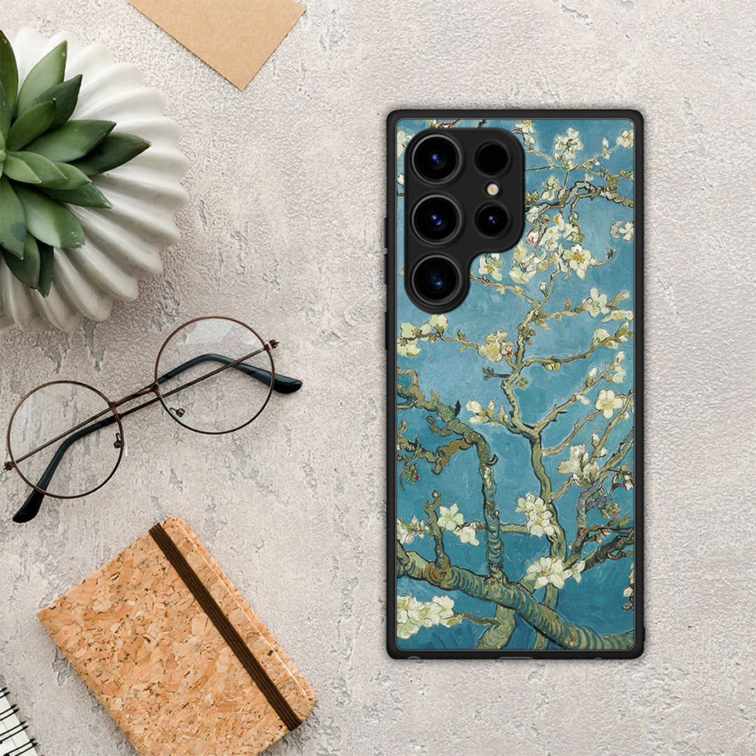 White Blossoms - Samsung Galaxy S25 Ultra θήκη