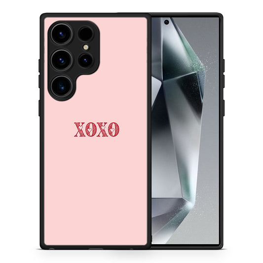 Θήκη Samsung Galaxy S25 Ultra XOXO Love από τη Smartfits με σχέδιο στο πίσω μέρος και μαύρο περίβλημα | Samsung Galaxy S25 Ultra XOXO Love case with colorful back and black bezels