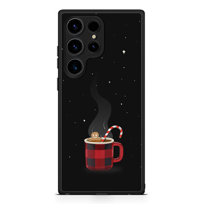 Samsung Galaxy S25 Ultra Xmas Bathing θήκη από τη Smartfits με σχέδιο στο πίσω μέρος και μαύρο περίβλημα | Smartphone case with colorful back and black bezels by Smartfits