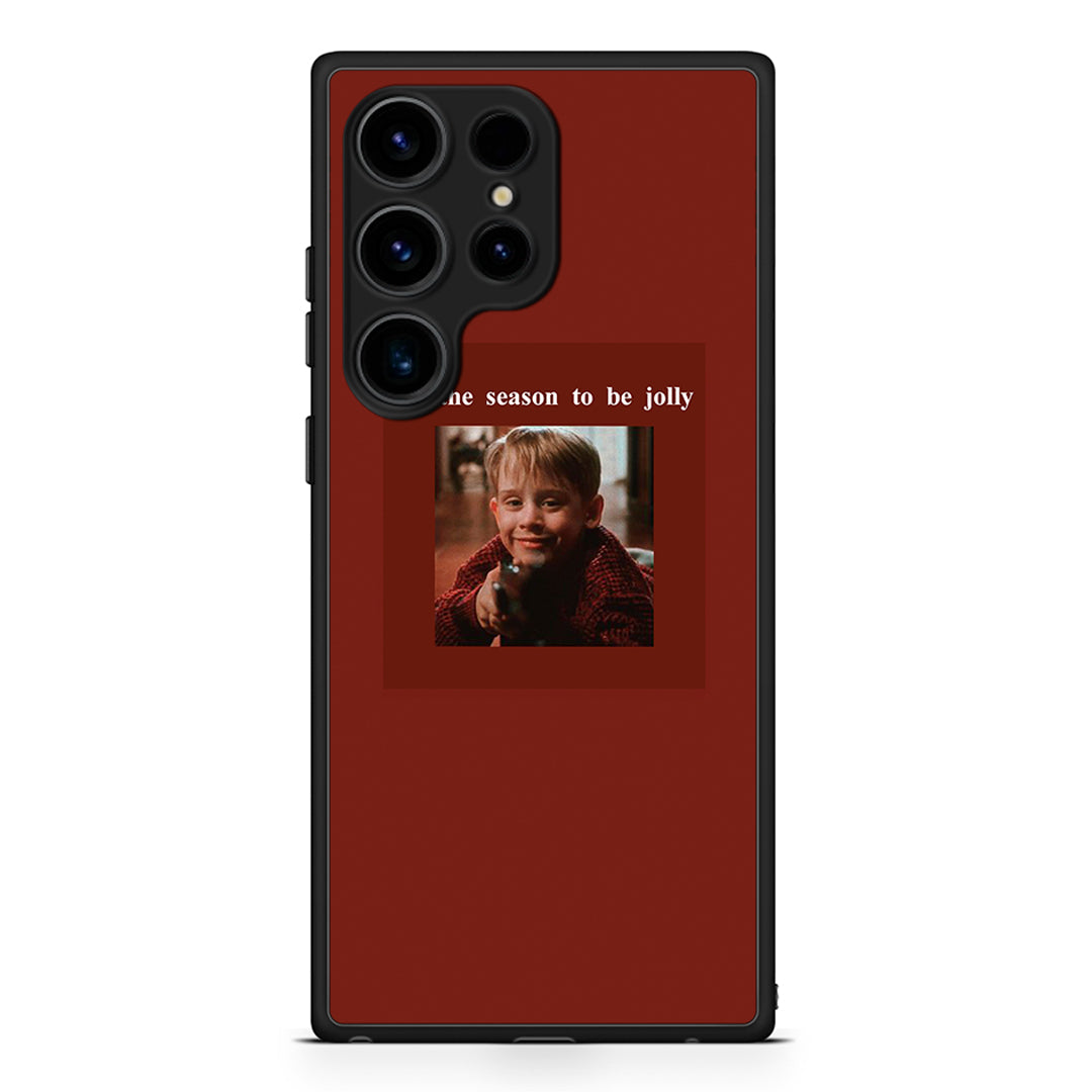Samsung Galaxy S25 Ultra Xmas Ultimate Spirit θήκη από τη Smartfits με σχέδιο στο πίσω μέρος και μαύρο περίβλημα | Smartphone case with colorful back and black bezels by Smartfits