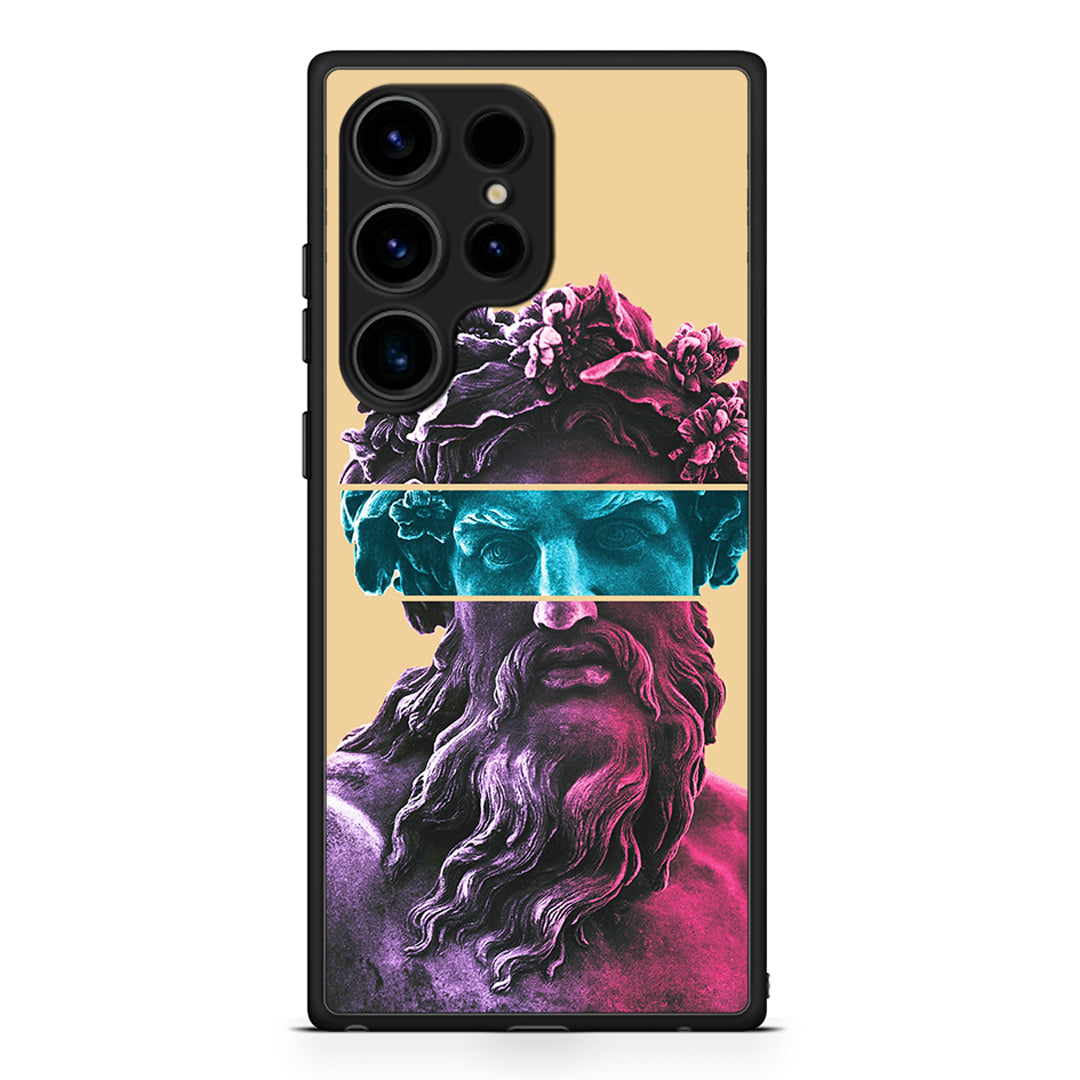 Samsung Galaxy S25 Ultra Zeus Art Θήκη Αγίου Βαλεντίνου από τη Smartfits με σχέδιο στο πίσω μέρος και μαύρο περίβλημα | Smartphone case with colorful back and black bezels by Smartfits