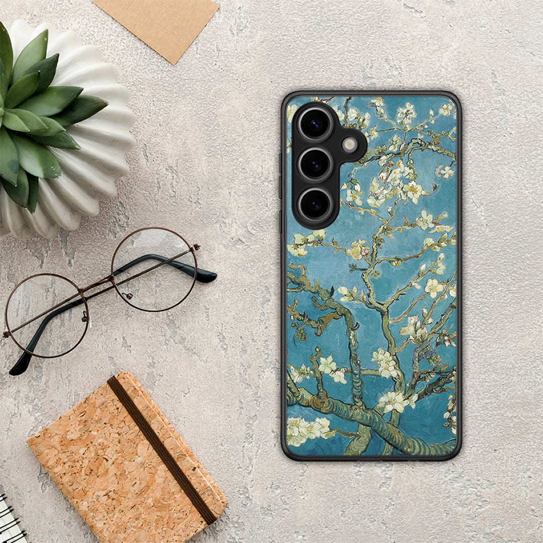 White Blossoms - Samsung Galaxy S25 θήκη