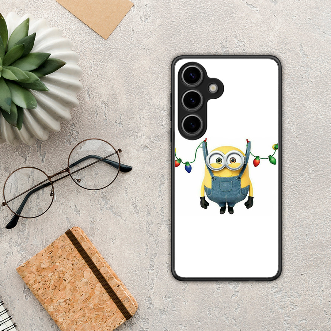 Xmas Minion Lights - Samsung Galaxy S25 θήκη