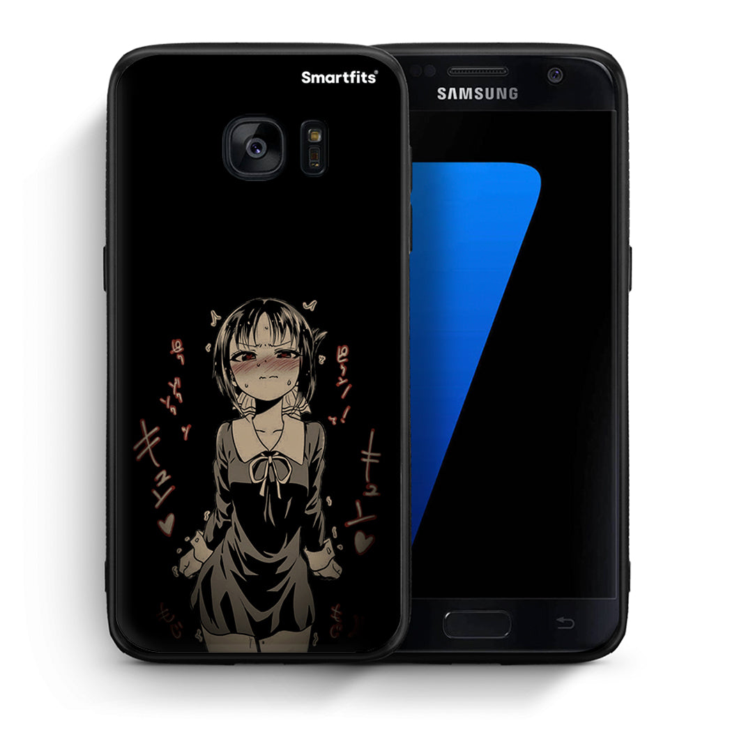 Θήκη Samsung S7 Anime Girl από τη Smartfits με σχέδιο στο πίσω μέρος και μαύρο περίβλημα | Samsung S7 Anime Girl case with colorful back and black bezels