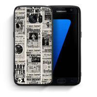 Thumbnail for Θήκη Samsung S7 Edge Harry Paper από τη Smartfits με σχέδιο στο πίσω μέρος και μαύρο περίβλημα | Samsung S7 Edge Harry Paper case with colorful back and black bezels