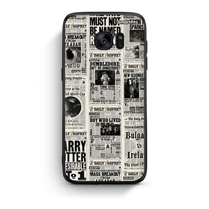 samsung s7 Harry Paper θήκη από τη Smartfits με σχέδιο στο πίσω μέρος και μαύρο περίβλημα | Smartphone case with colorful back and black bezels by Smartfits