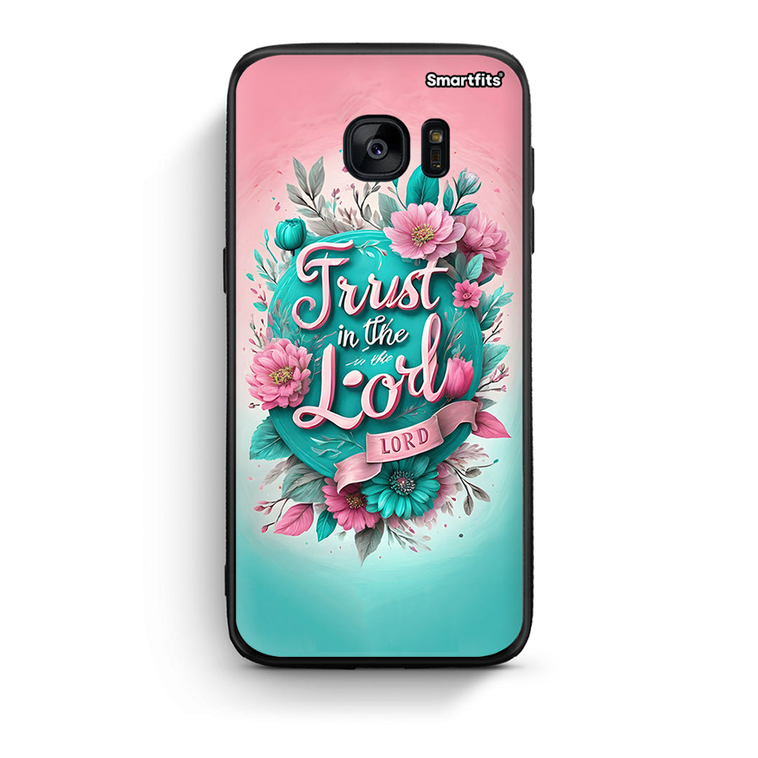 samsung s7 Lord Trust θήκη από τη Smartfits με σχέδιο στο πίσω μέρος και μαύρο περίβλημα | Smartphone case with colorful back and black bezels by Smartfits