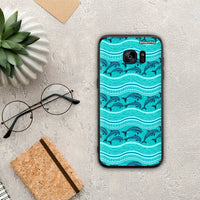 Thumbnail for Swimming Dolphins - Samsung Galaxy S7 Edge θήκη