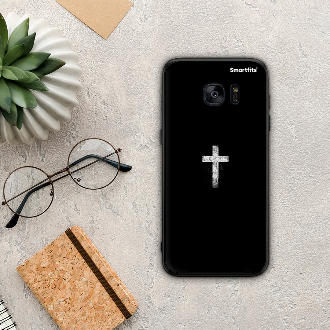 White Cross - Samsung Galaxy S7 θήκη