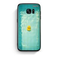 Thumbnail for samsung s7 edge Yellow Duck θήκη από τη Smartfits με σχέδιο στο πίσω μέρος και μαύρο περίβλημα | Smartphone case with colorful back and black bezels by Smartfits