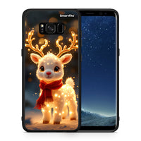 Thumbnail for Θήκη Samsung S8 Christmas Cutie από τη Smartfits με σχέδιο στο πίσω μέρος και μαύρο περίβλημα | Samsung S8 Christmas Cutie case with colorful back and black bezels