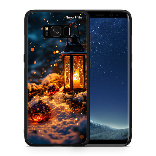 Θήκη Samsung S8+ Christmas Ornaments από τη Smartfits με σχέδιο στο πίσω μέρος και μαύρο περίβλημα | Samsung S8+ Christmas Ornaments case with colorful back and black bezels
