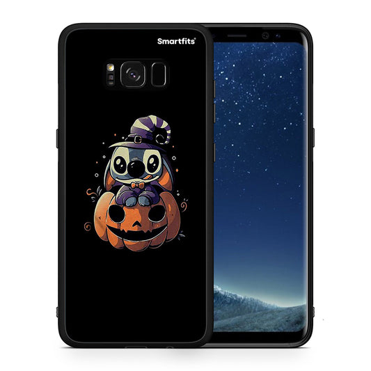 Θήκη Samsung S8+ Halloween Stitch από τη Smartfits με σχέδιο στο πίσω μέρος και μαύρο περίβλημα | Samsung S8+ Halloween Stitch case with colorful back and black bezels
