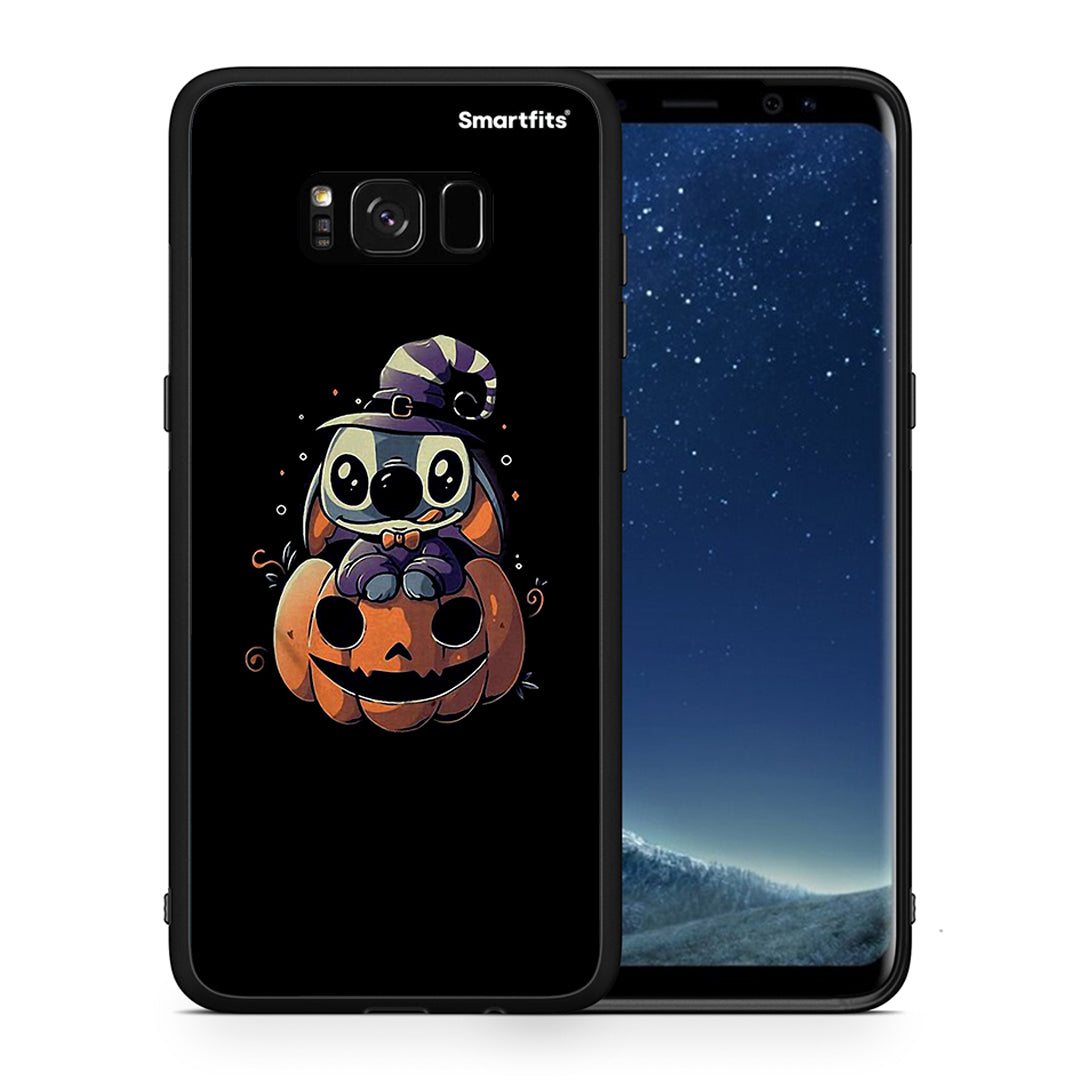 Θήκη Samsung S8 Halloween Stitch από τη Smartfits με σχέδιο στο πίσω μέρος και μαύρο περίβλημα | Samsung S8 Halloween Stitch case with colorful back and black bezels